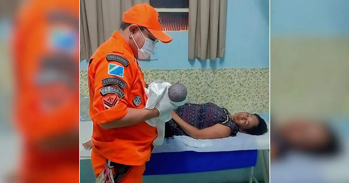 Sargento considera parto em viatura um presente pelo Dia Nacional do Bombeiro