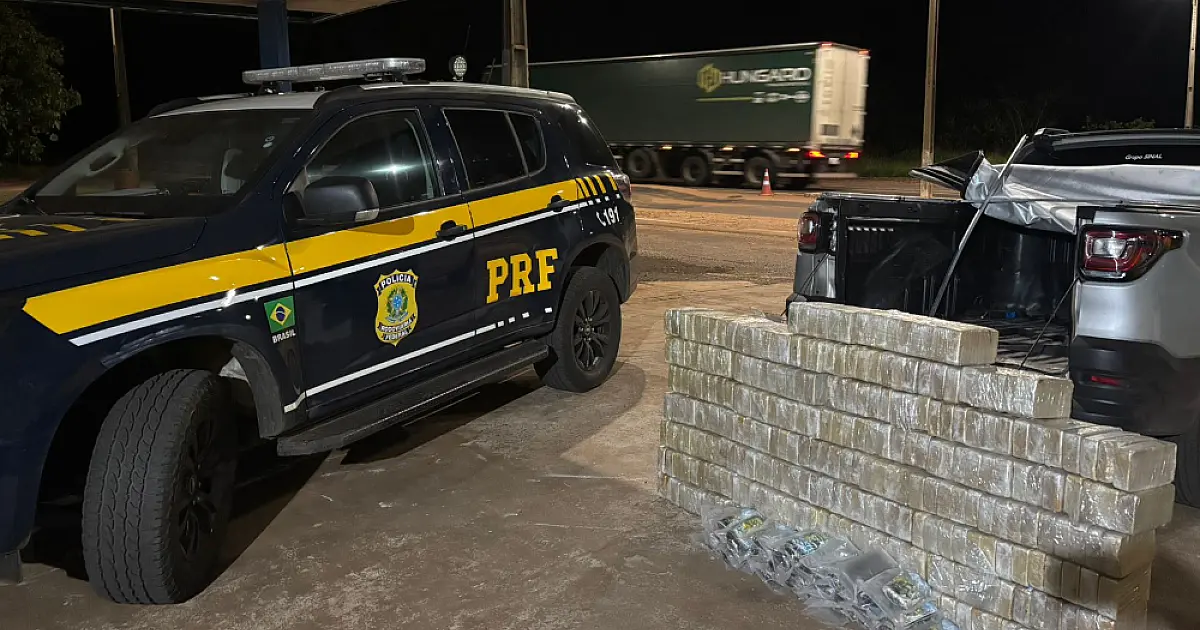 Carga eletrônica com 321 kg de cocaína e haxixe sai de Corumbá e é interceptada pela PRF