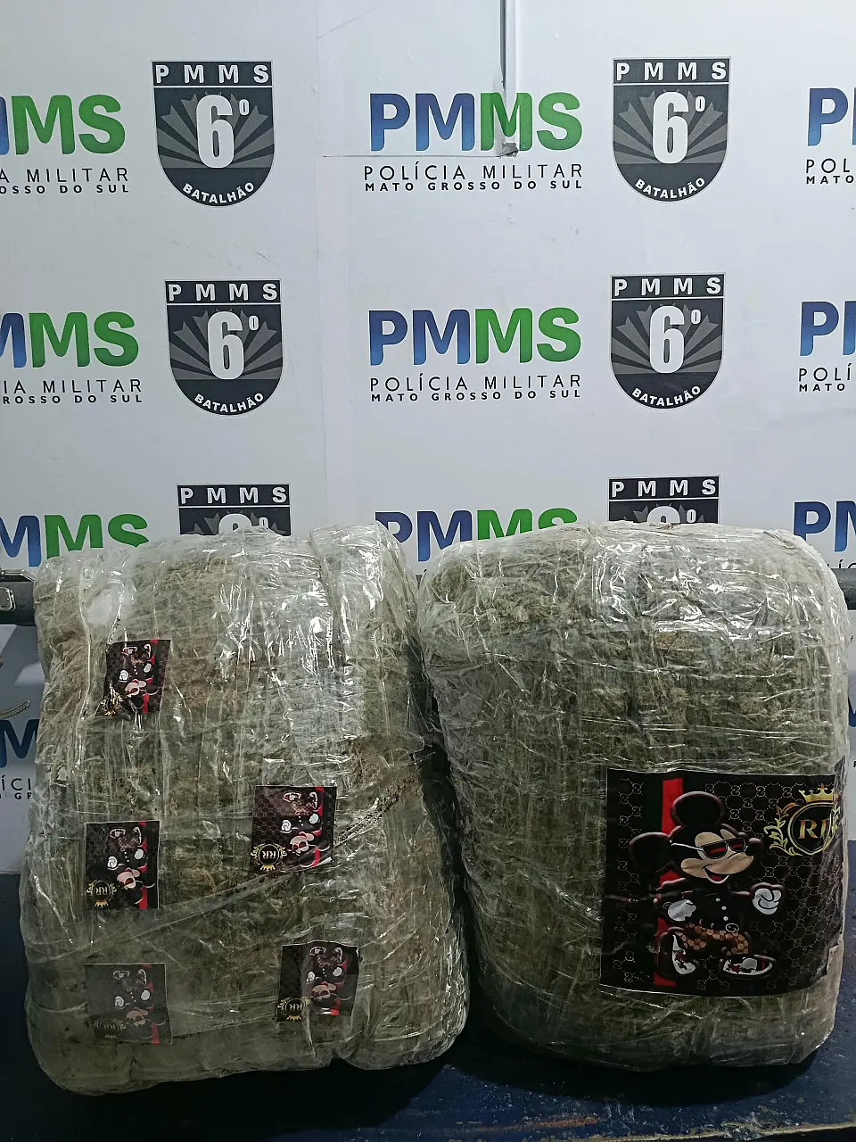 PM intercepta carregamento de skunk avaliado em R$ 155 mil na rodoviária de Corumbá