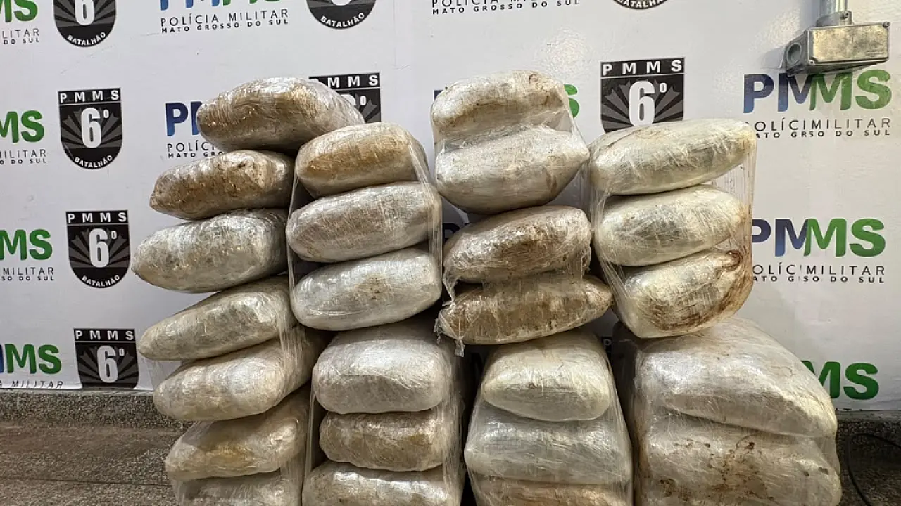 PMMS apreende 28 kg de skunk em carga de batatas em Corumbá