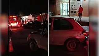 Colisão deixa homem ferido e motorista foge a pé no bairro Nova Corumbá