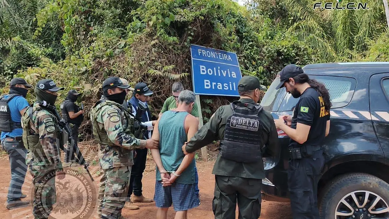 Brasileiro procurado por homicídio e tráfico é preso na Bolívia