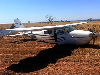 FAB e Bope interceptam aeronave com possível ligação à rota Bolívia-Brasil