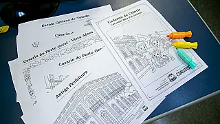 Caderno de colorir ensina crianças a valorizar o patrimônio histórico local