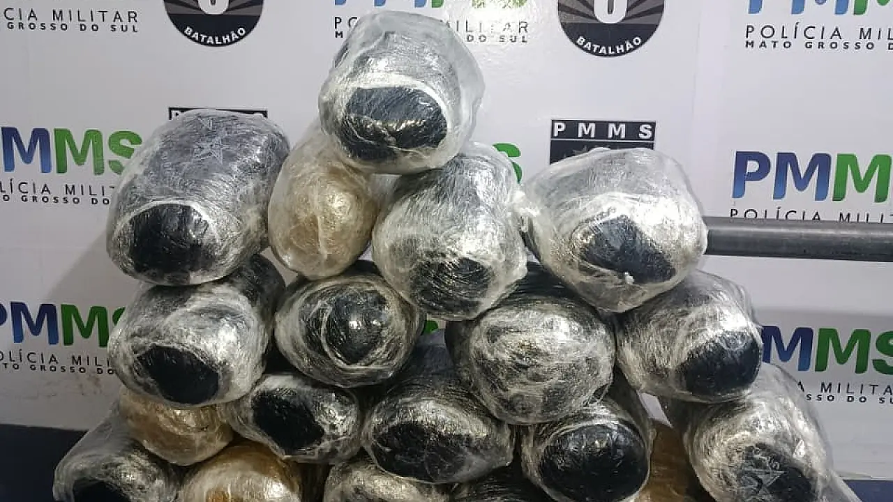 Duas bolivianas são presas com 21kg de skunk na rodoviária