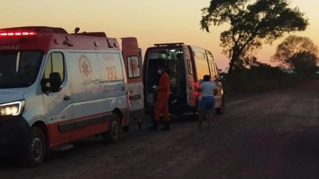 Queda de cavalo causa fraturas em trabalhador rural na Estrada Parque