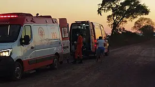 Queda de cavalo causa fraturas em trabalhador rural na Estrada Parque