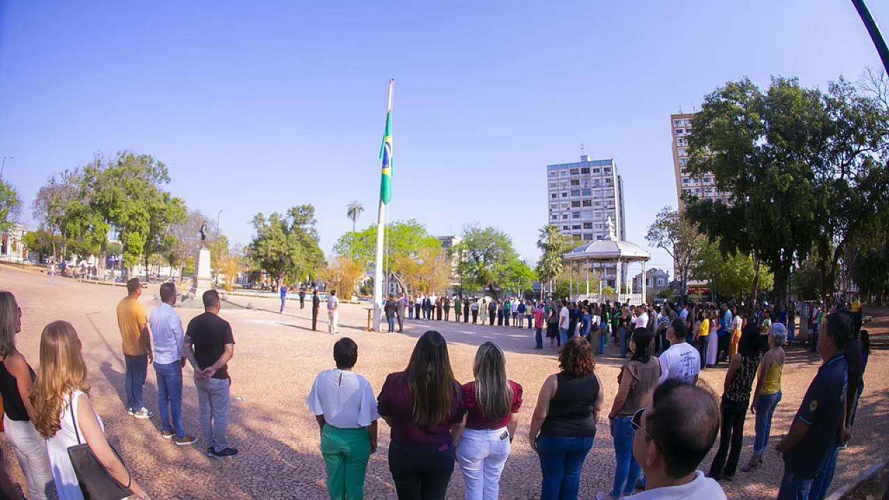 Corumbá abre Semana da Pátria com cerimônia no Jardim da Independência