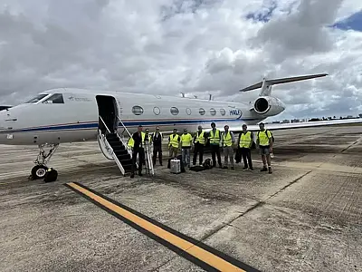 Avião alemão sobrevoa Pantanal de Corumbá para medir gases do efeito estufa