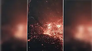 Incêndio em vegetação atinge terreno com carros abandonados no bairro Aeroporto
