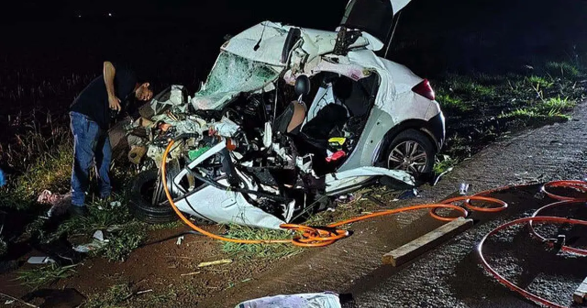 Acidente na BR-267 matou piloto de avião agrícola e adolescente de 13 anos