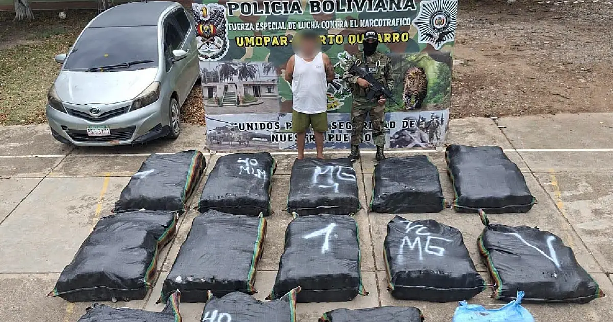 Operação apreende amis de 500 pacotes de maconha em Puerto Quijarro