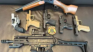 Sete armas foram apreendidas em operação PF contra desvios de emendas