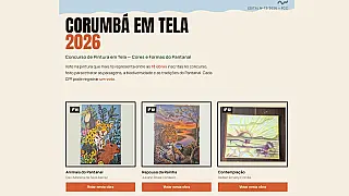"Corumbá em Tela 2026" abre votação popular para escolha das melhores obras