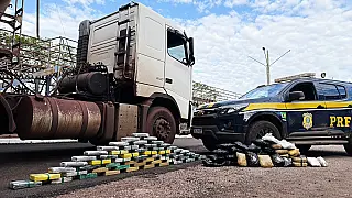PRF intercepta segundo caminhão de minério com drogas em menos de 48 horas