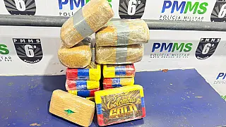 Mulher é presa com 15kg de skunk e pasta base nas proximidades da rodoviária