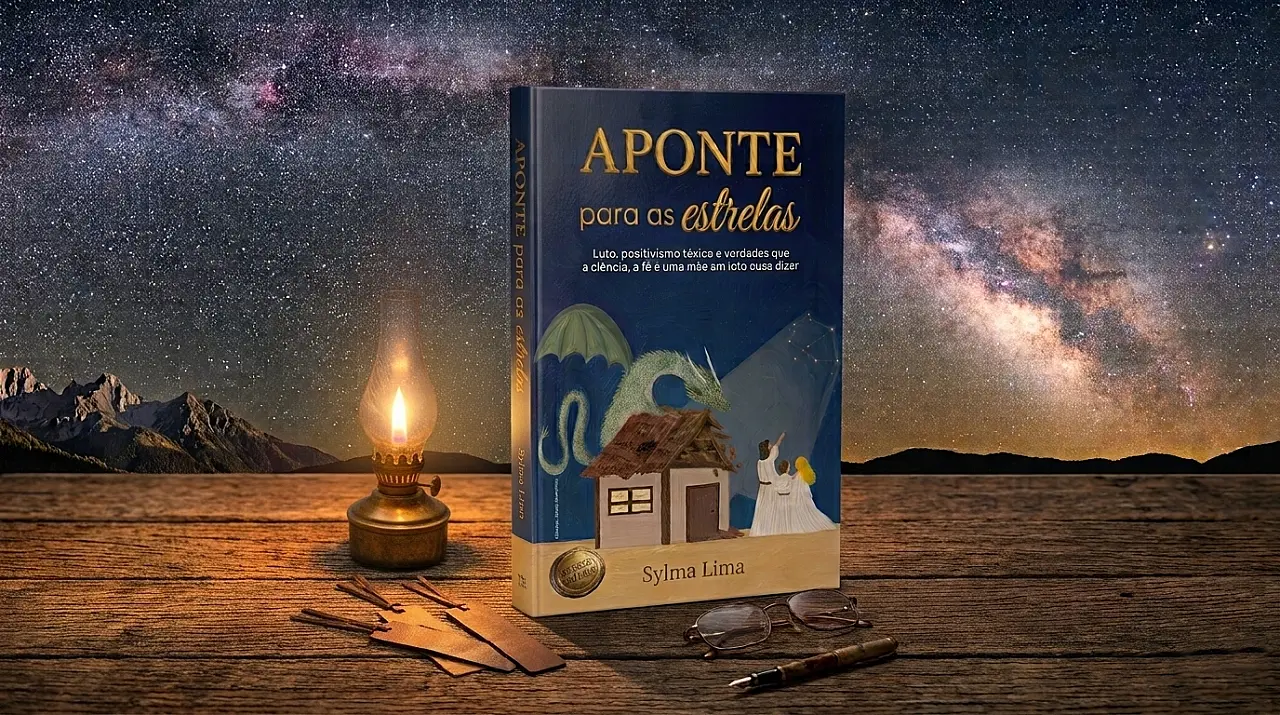 “Aponte para as estrelas”: terceiro livro de Sylma Lima é lançado nas plataformas digitais