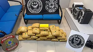 PF apreende 43 quilos de drogas e prende três em flagrante em Corumbá
