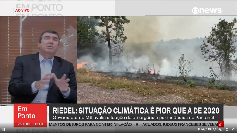 Riedel Fala Sobre Situa O Dos Inc Ndios No Pantanal Em Entrevista Na