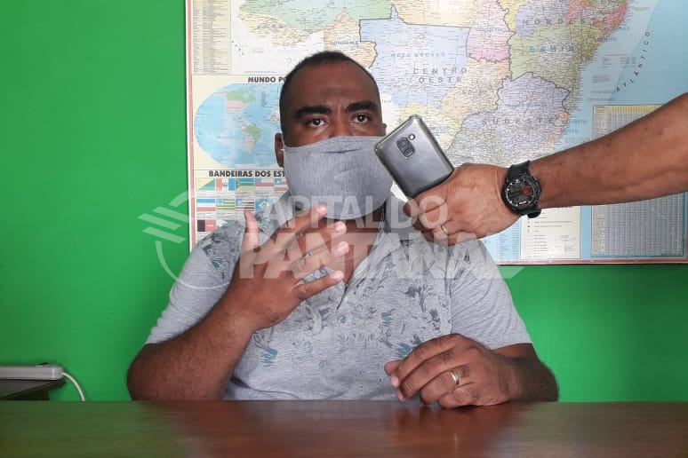 Presidente do Sintrexcol, Jessé do Carmo Fernandes, cobra garantias aos mineradores da Mina Urucum.