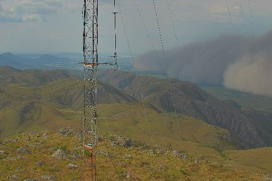 Câmeras monitoram a Serra do Amolar para identificar qualquer alerta de foco de incêndio.