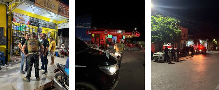 Bares visitados pela Polícia Civil.